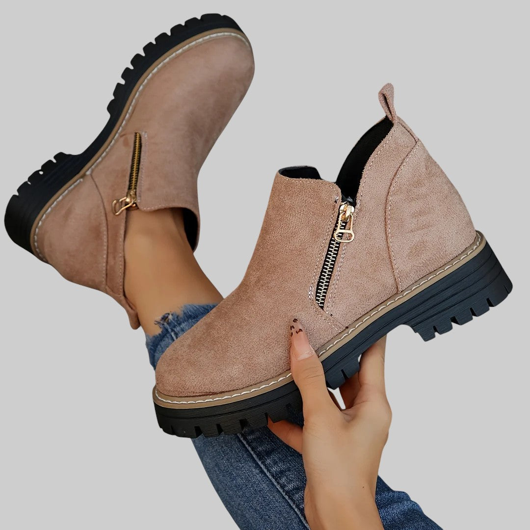 Руте - Високи ботуши с цип за комфорт и стил