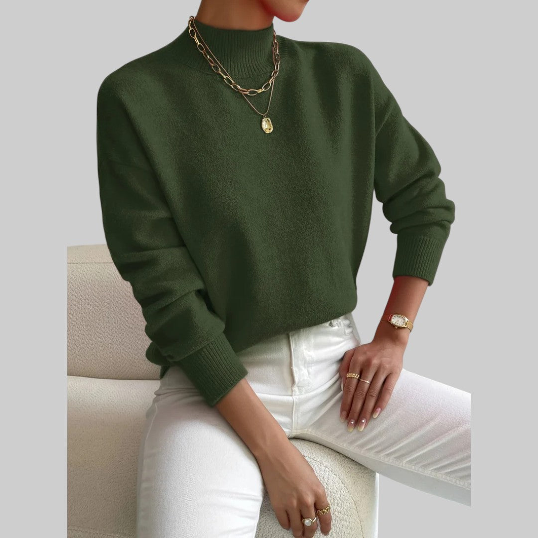 Зденка - Стилен и комфортен поло пуловер