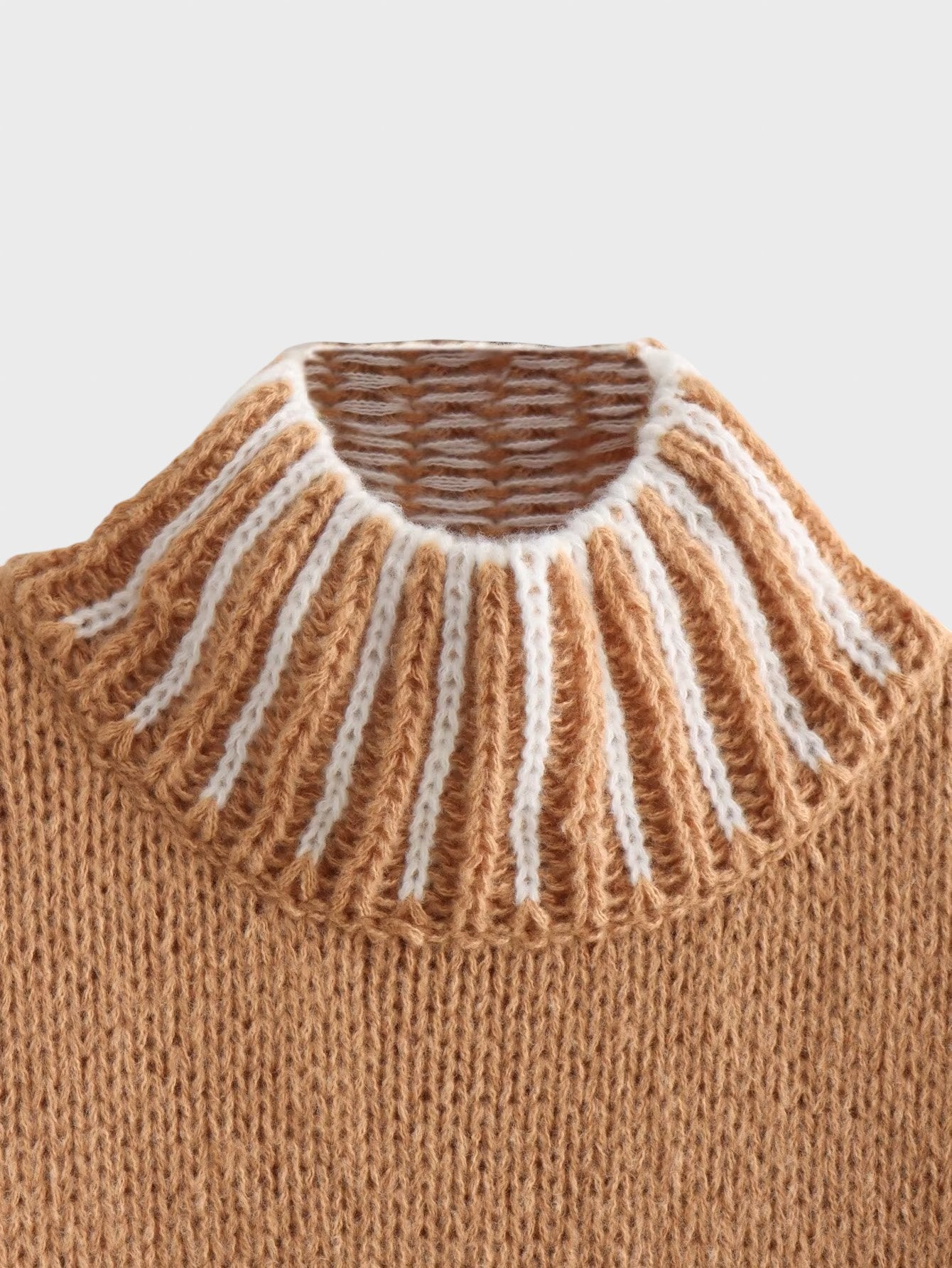 Адрияна™ - Paris Oversized плетен пуловер за комфорт и стил