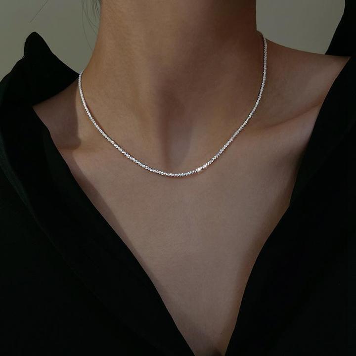 Сребърно колие „Звездна светлина“