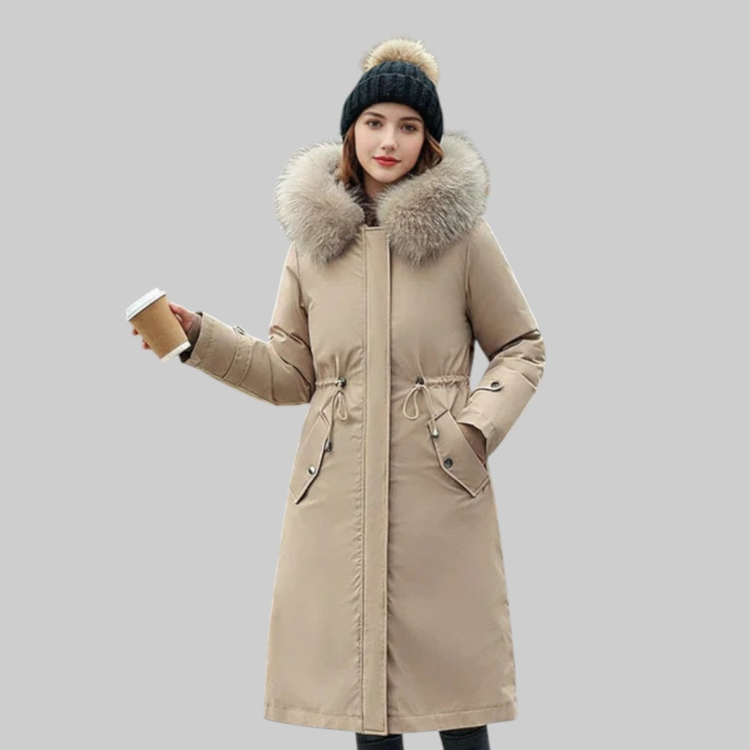 Ариел - Дамско зимно яке с качулка за комфорт и стил