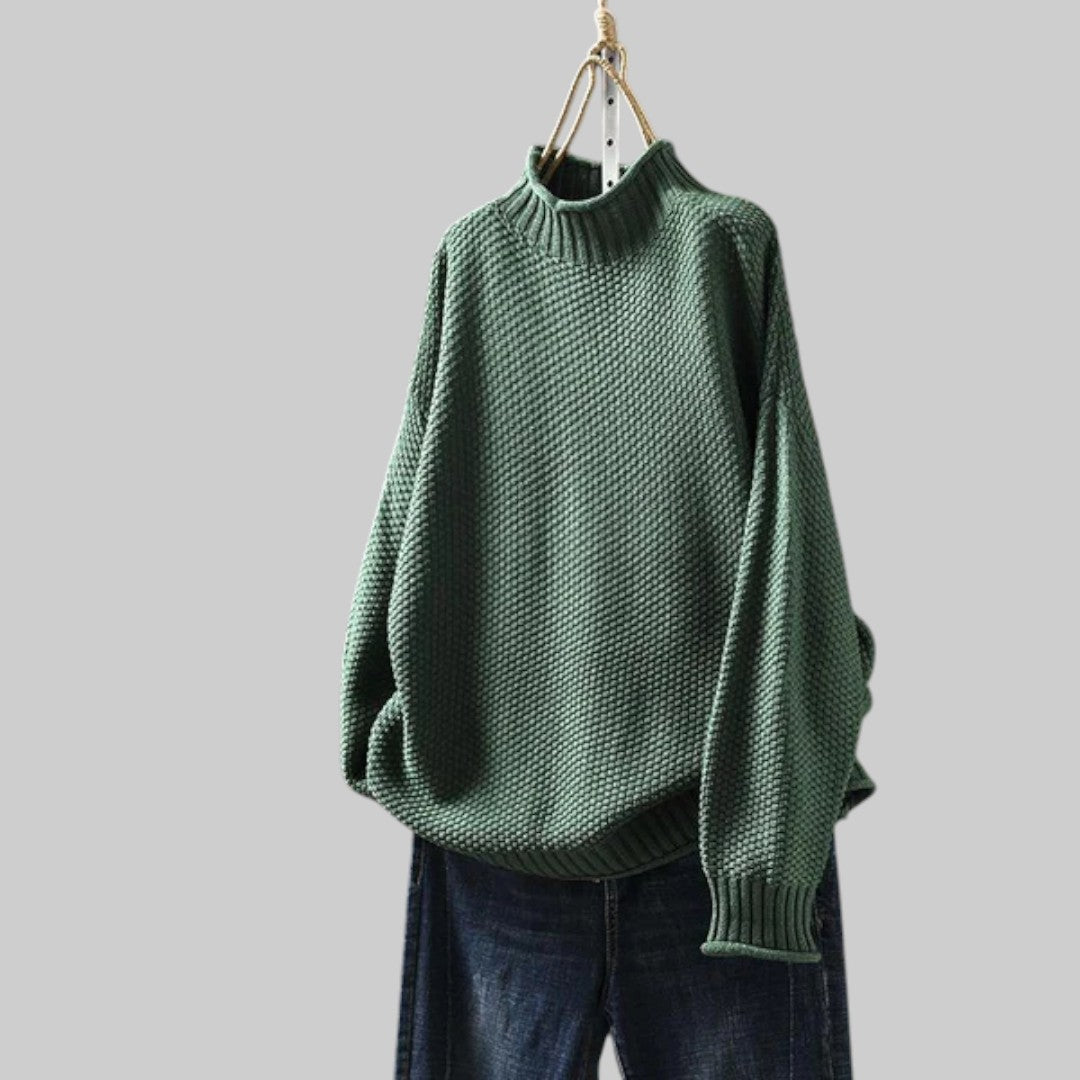 Надежда - Уютен плетен пуловер за комфорт и стил