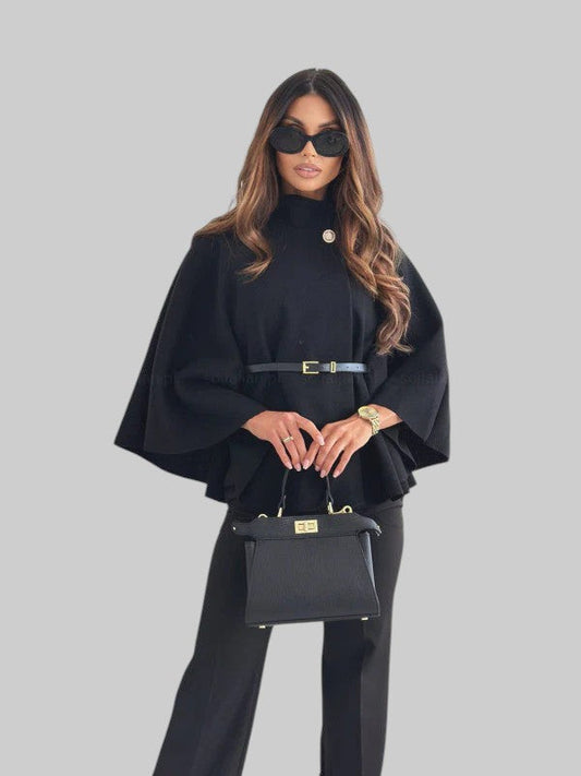 Ивана - Стилно яке с пеперудени ръкави и колан