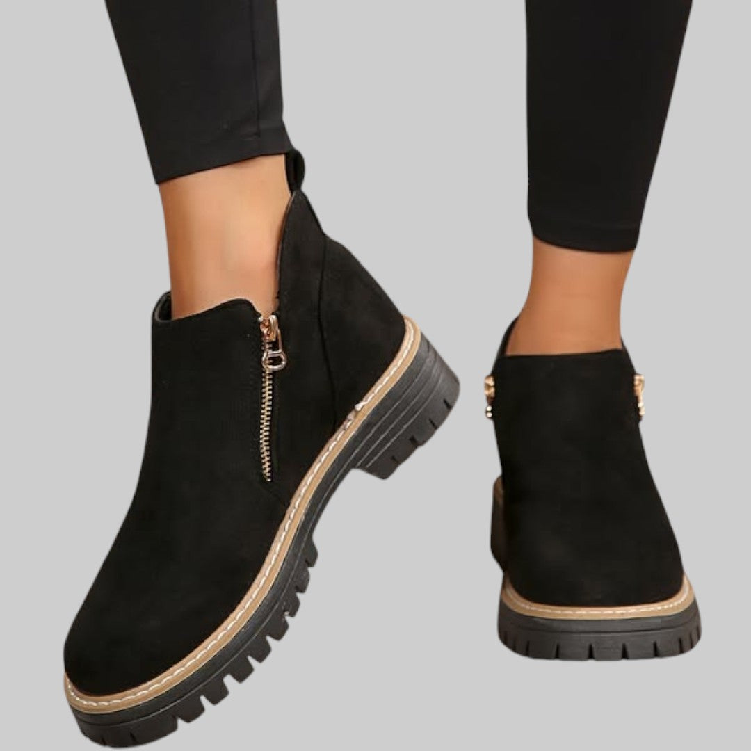 Руте - Високи ботуши с цип за комфорт и стил