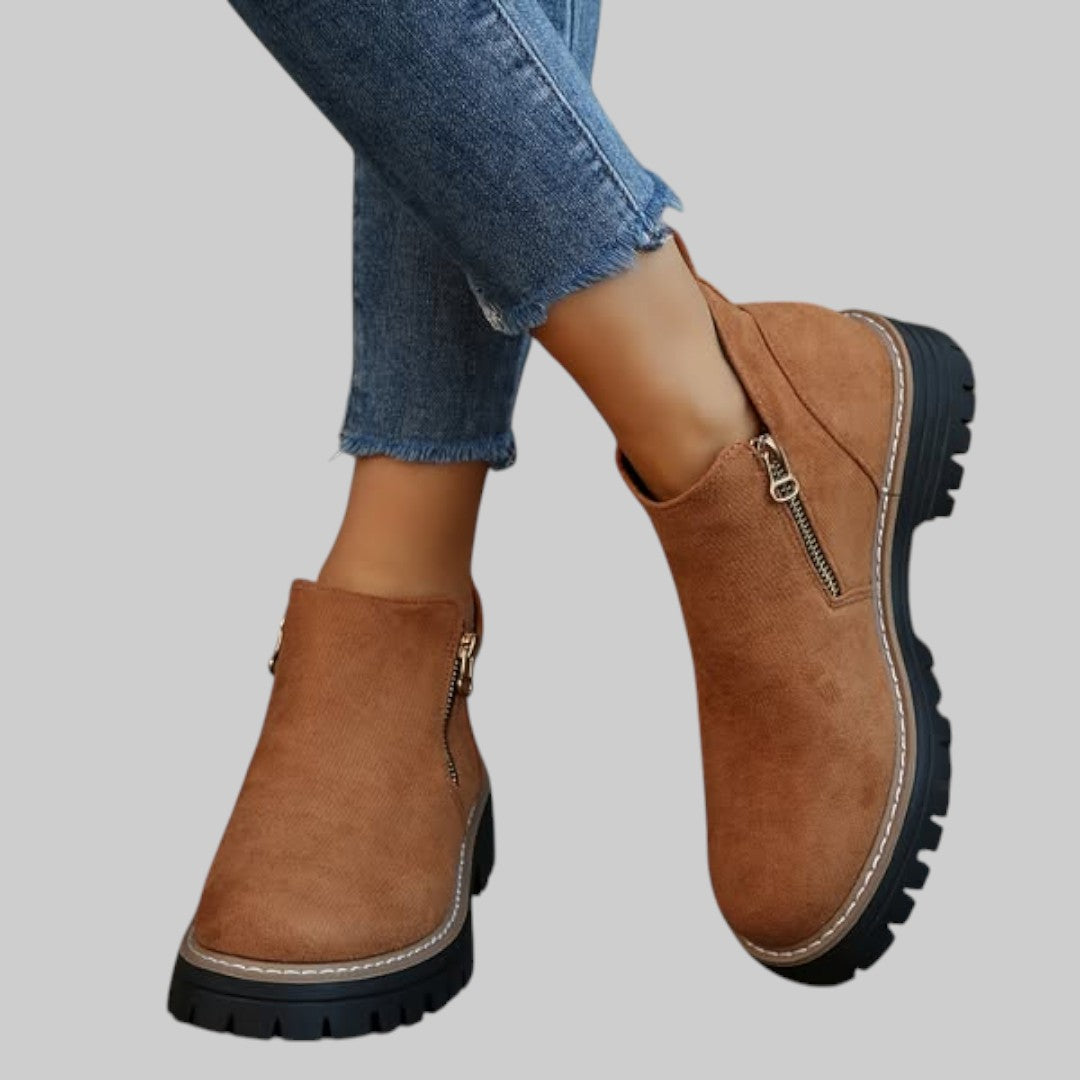 Руте - Високи ботуши с цип за комфорт и стил