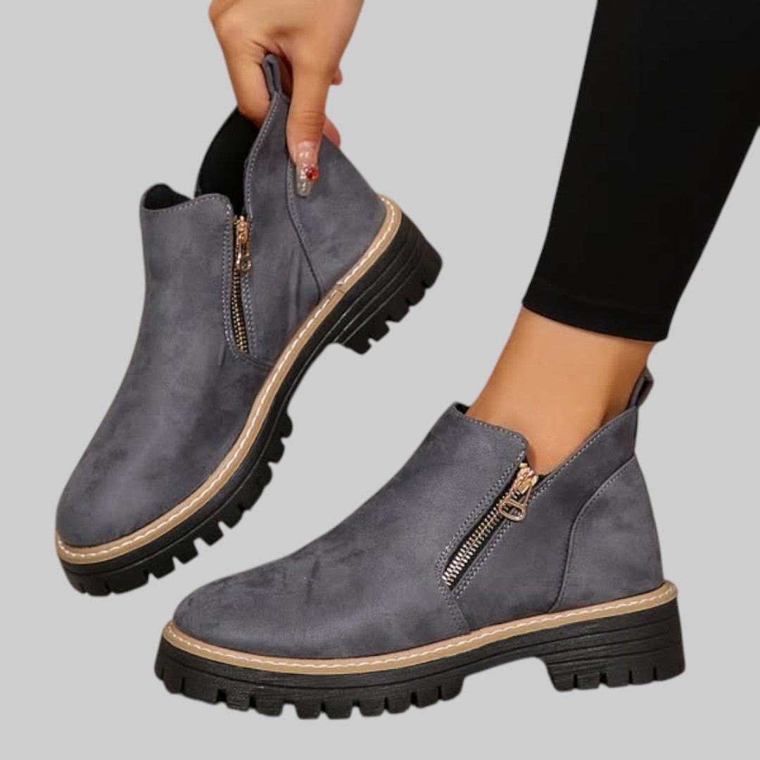 Руте - Високи ботуши с цип за комфорт и стил