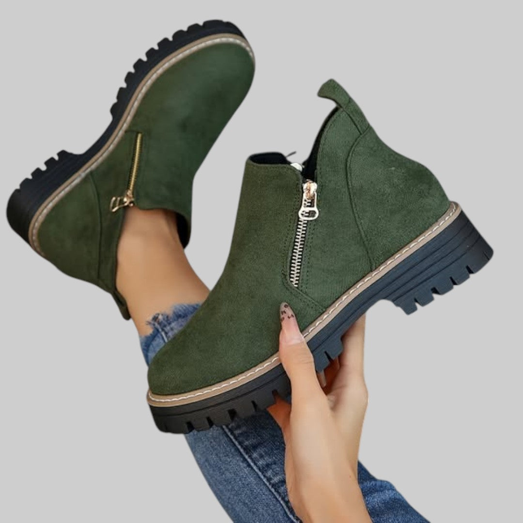 Руте - Високи ботуши с цип за комфорт и стил