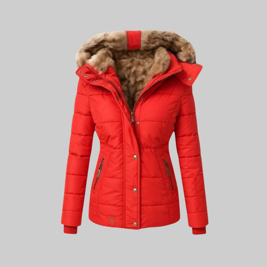 Мелания - Стилно зимно палто с топла подплата