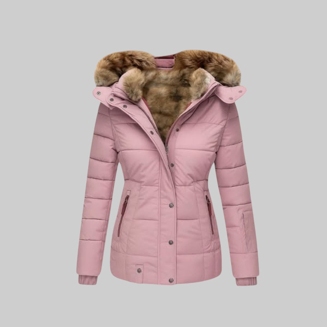 Мелания - Стилно зимно палто с топла подплата