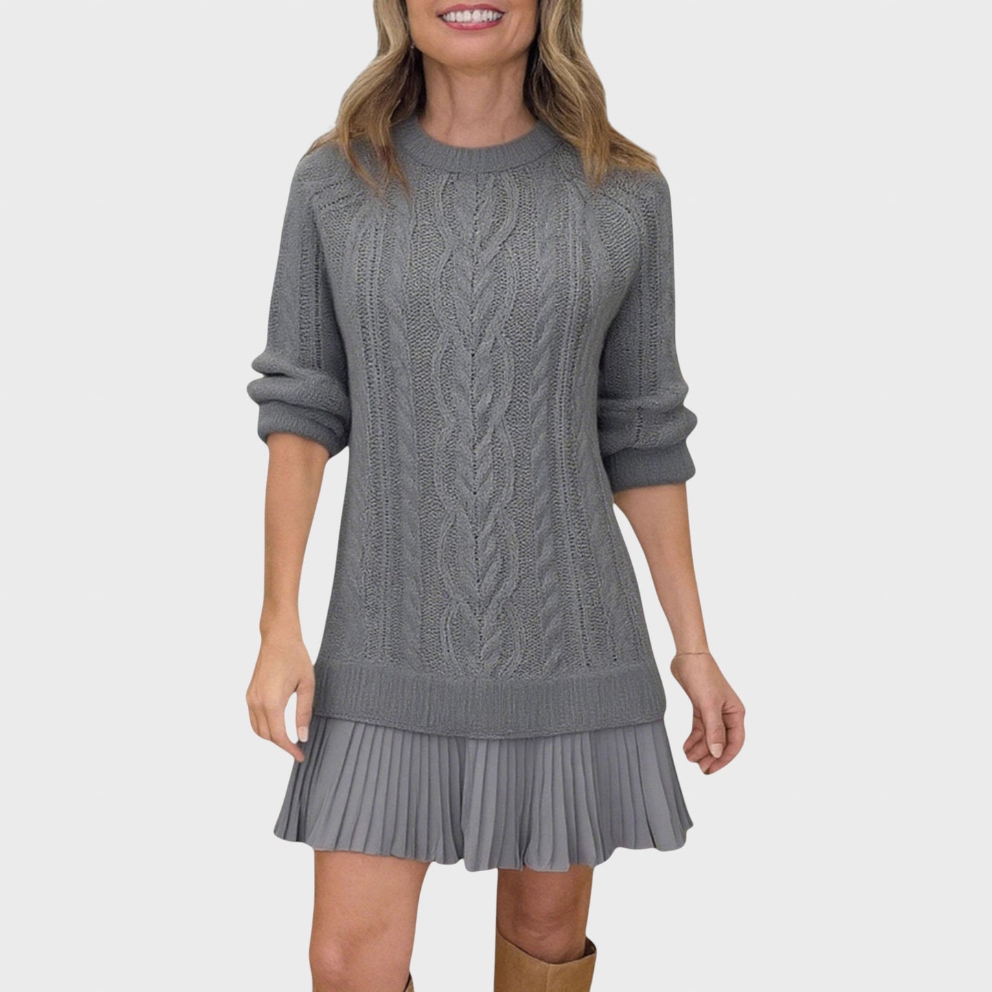 Любов™ - Стилна плетена рокля за всеки повод