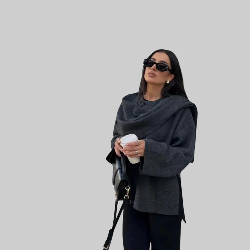 Милана - Елегантно палто от луксозен плат