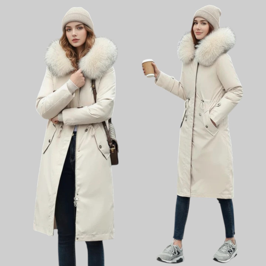 Ариел - Дамско зимно яке с качулка за комфорт и стил