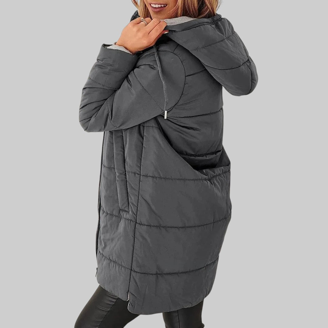 Флора - Удобно яке с качулка за свободно време