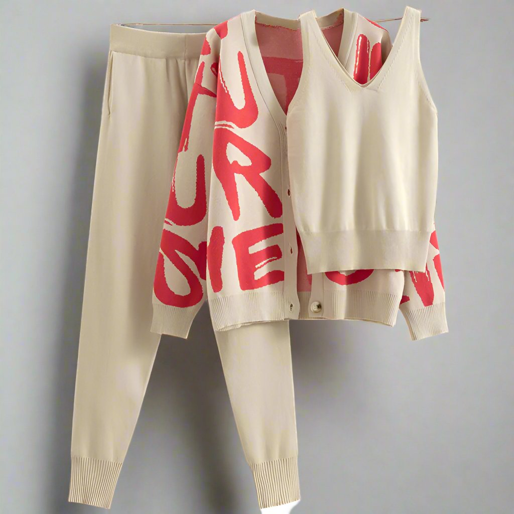 Rina® - Елегантен триделен комплект за стил и комфорт