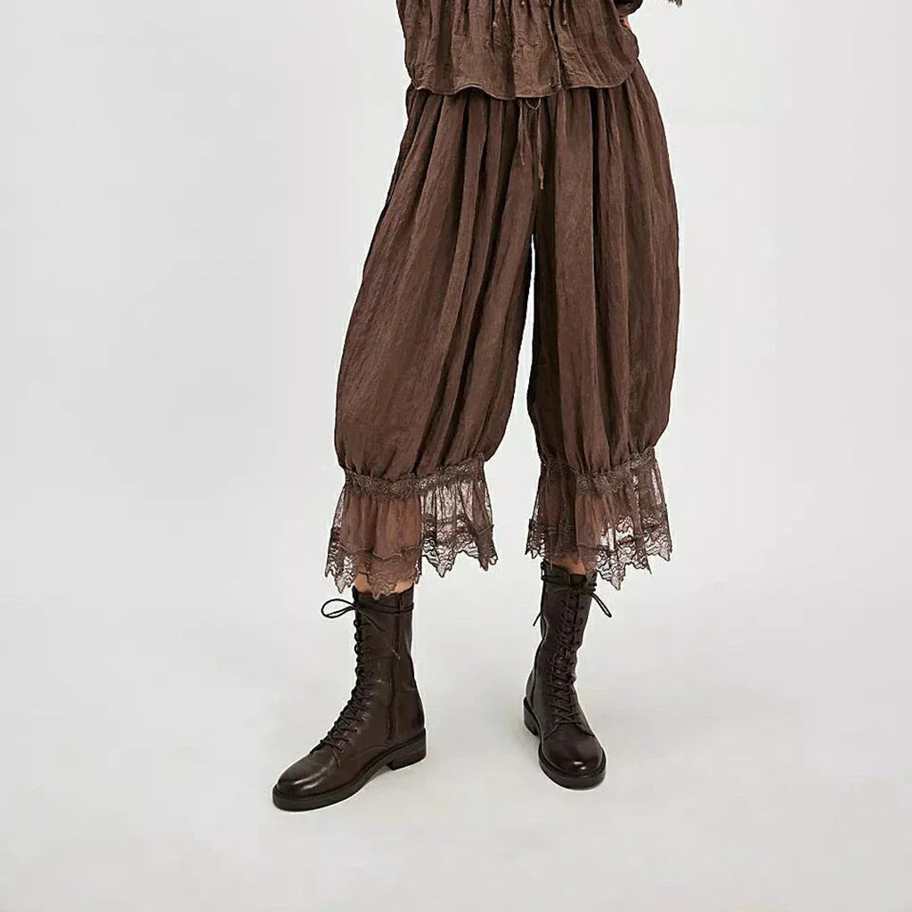 Дантелени бохо панталони за стил и комфорт