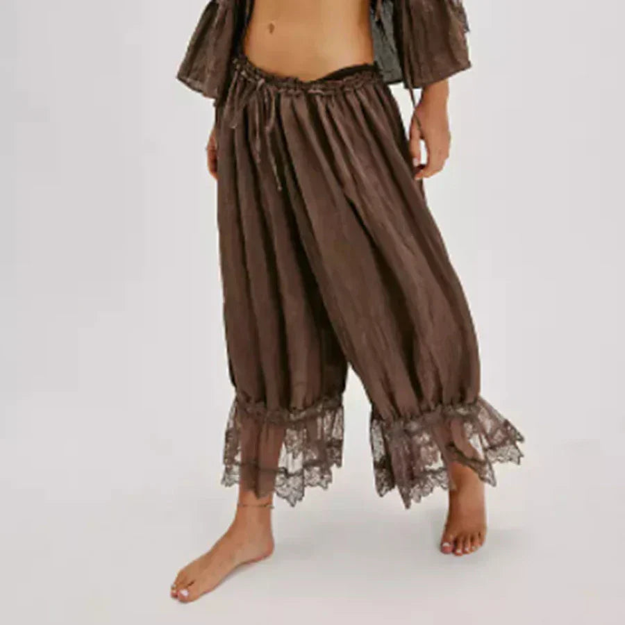 Дантелени бохо панталони за стил и комфорт