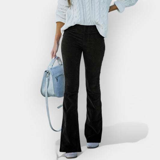 Удобни панталони с широки крачоли за всекидневна носене