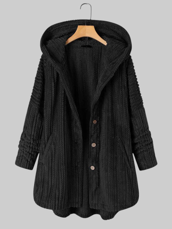 Дария - Стилно зимно палто с ревери за комфорт и топлина
