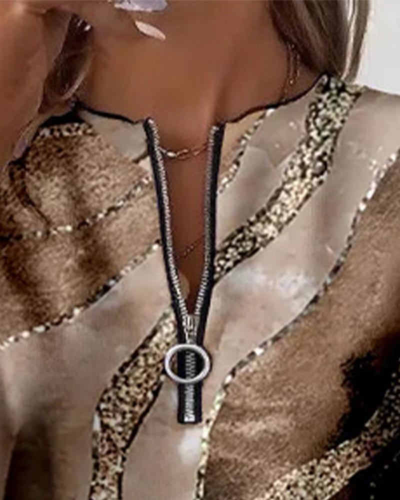 Виктория | Винтидж суитшърт с цип