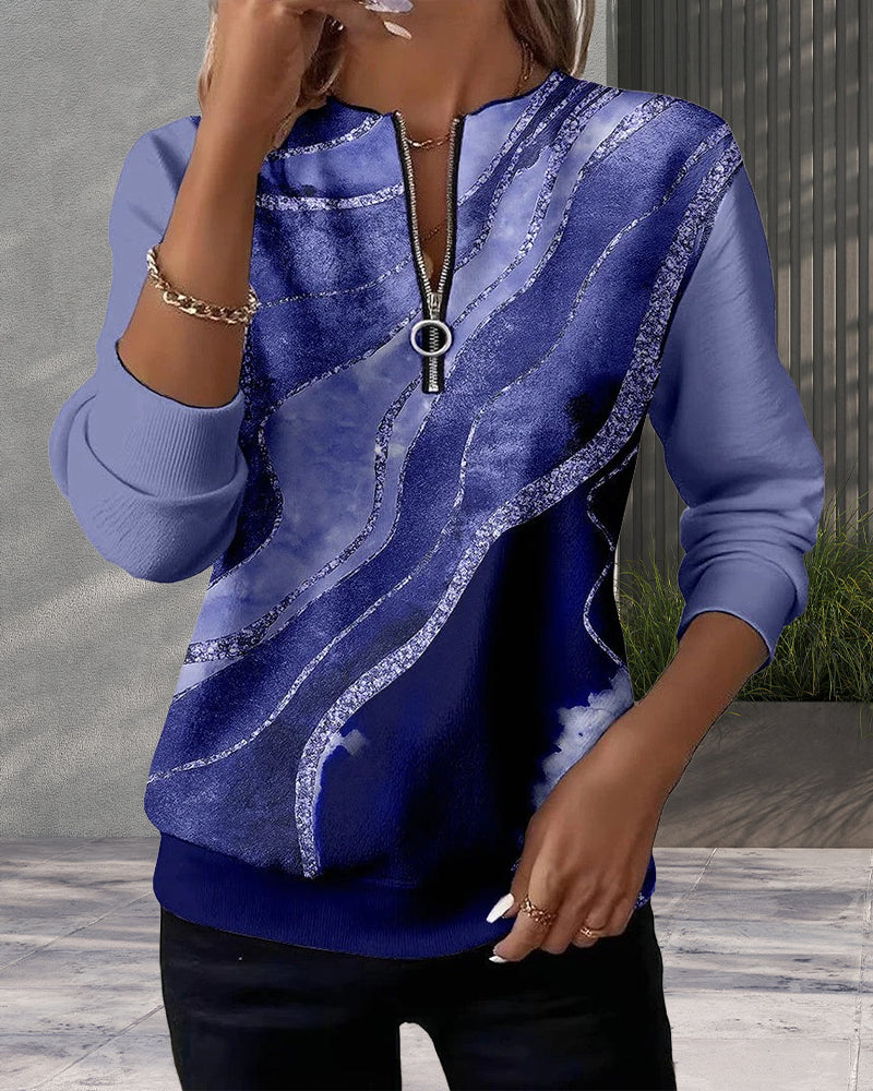 Виктория | Винтидж суитшърт с цип