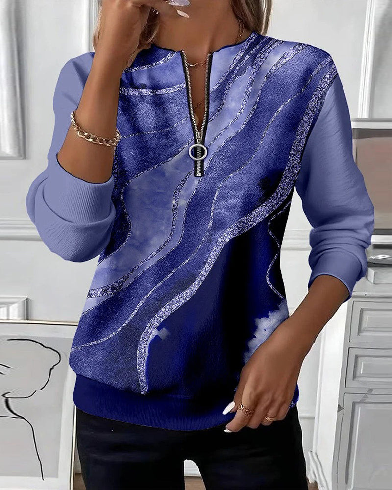 Виктория | Винтидж суитшърт с цип