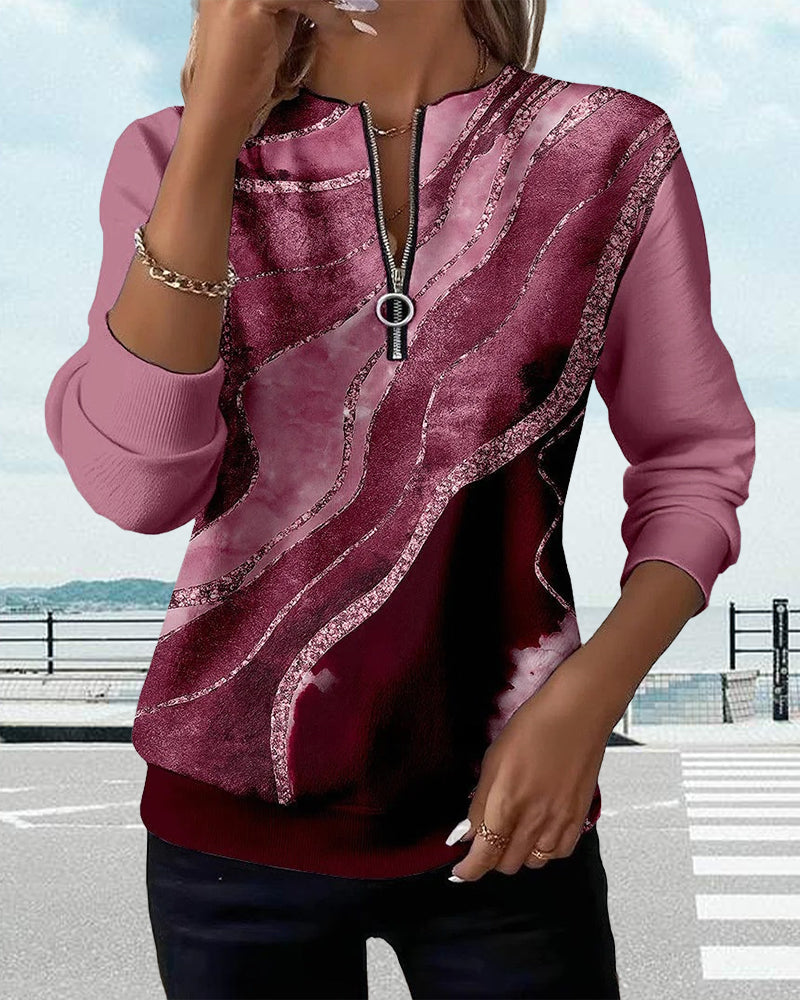 Виктория | Винтидж суитшърт с цип