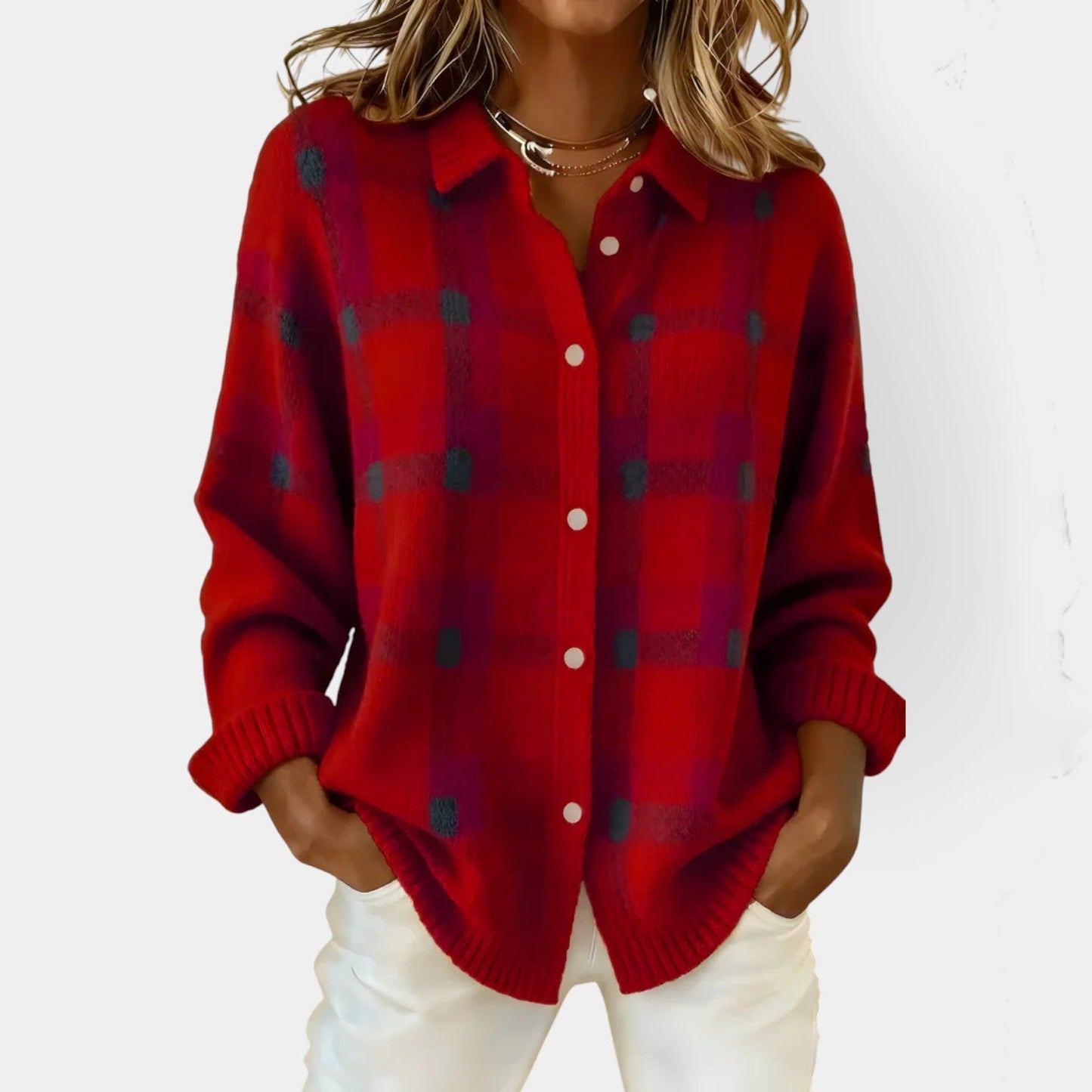 Алия - Уютен дълъг зимен кардиган