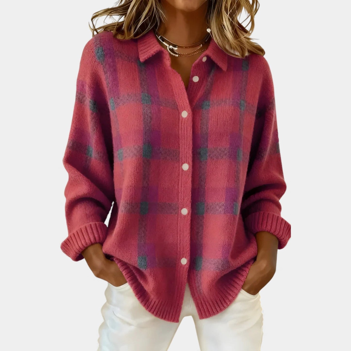 Алия - Уютен дълъг зимен кардиган