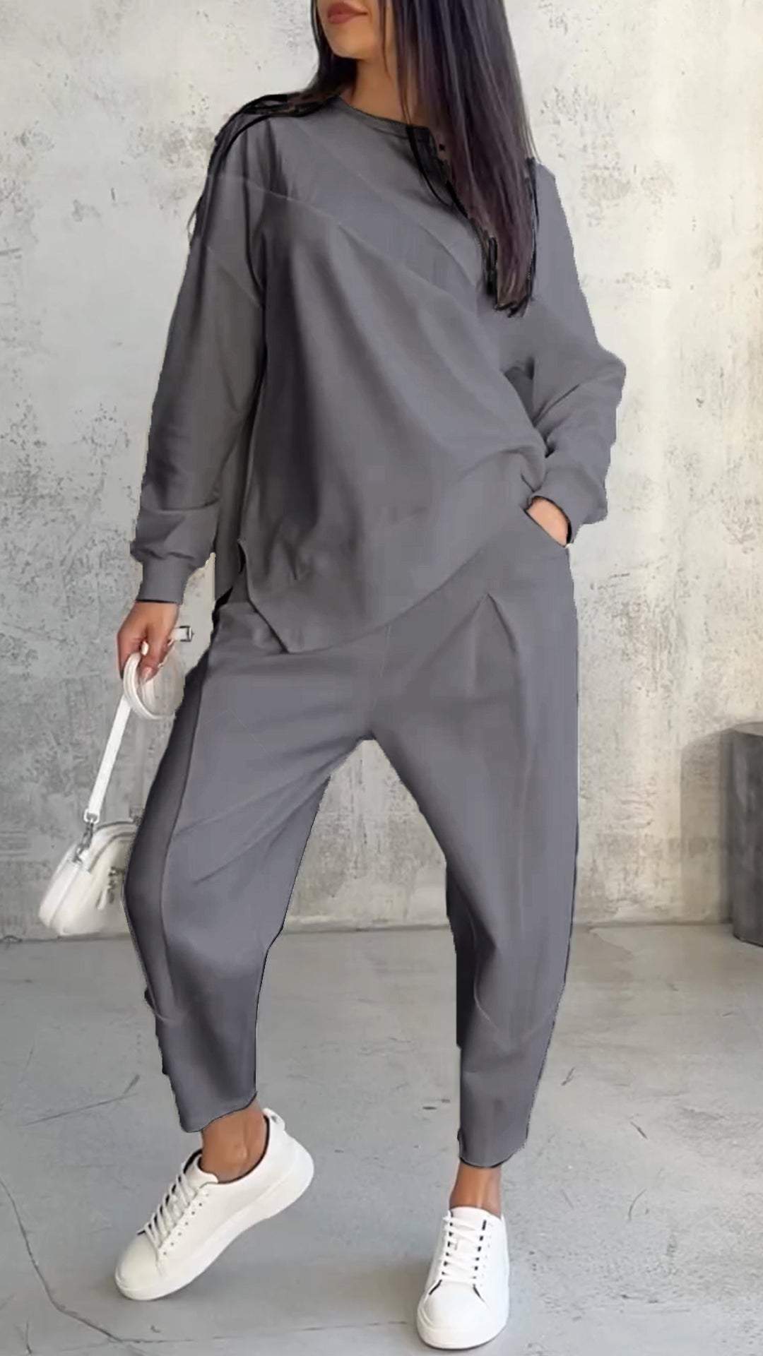 Dina® | Удобен двуделен комплект с дълги ръкави за всеки ден